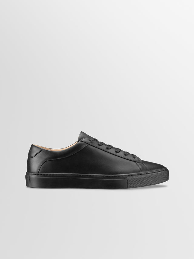 Capri Leather Sneaker in Nero