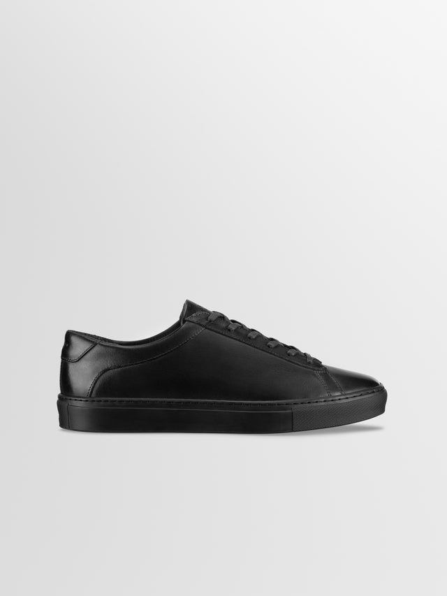 Capri Leather Sneaker in Antica Nero