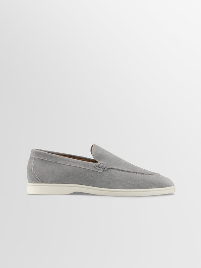Catania Suede Loafer in Grey