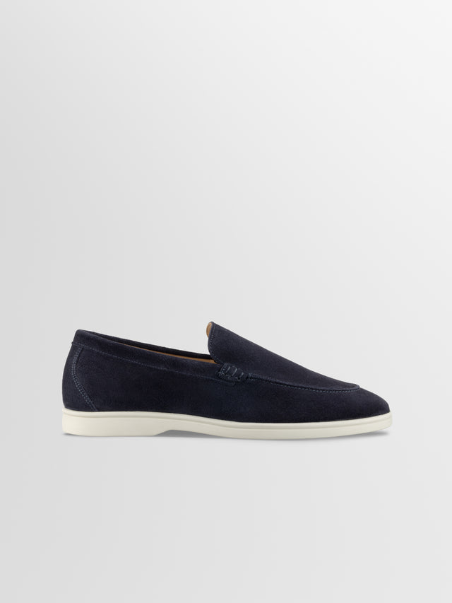 Catania Suede Loafer in Navy