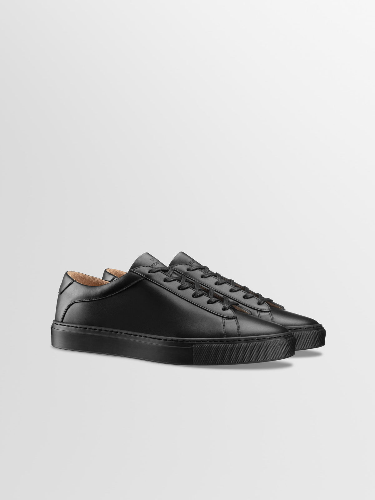 Capri Leather Sneaker in Nero