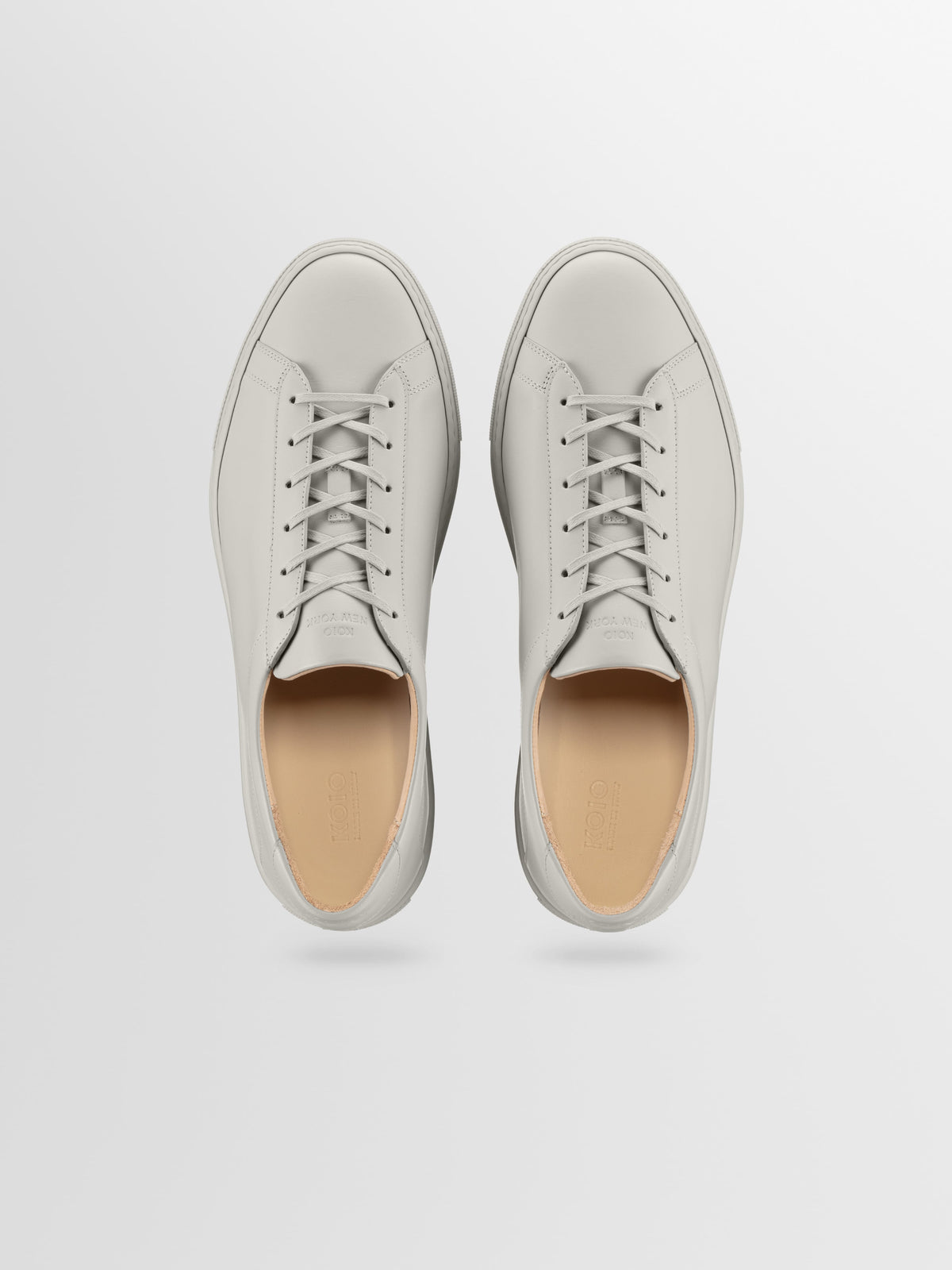 Capri Leather Sneaker in Sandstone Wide Fit