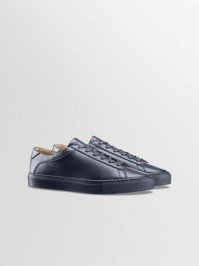 Capri Leather Sneaker in Space