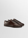 Capri Leather Sneaker in Antica Caffe