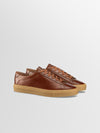 Capri Leather Sneaker in Antica Castagna