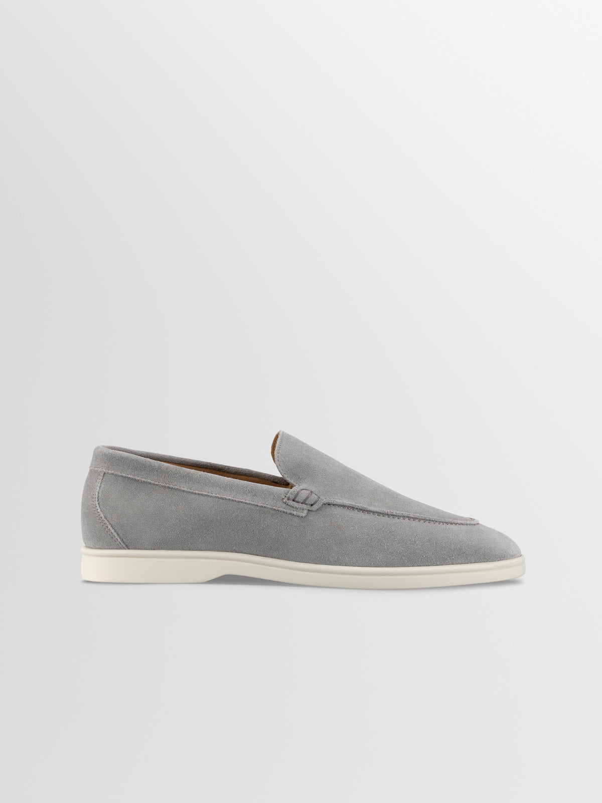 Catania Suede Loafer in Grey
