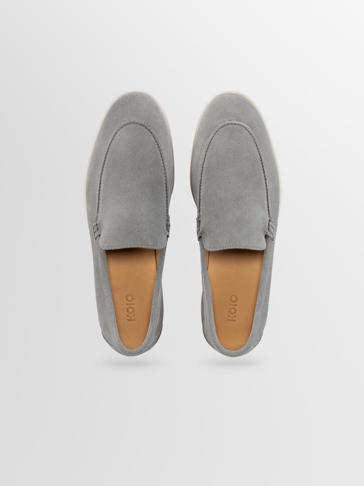 Catania Suede Loafer in Grey