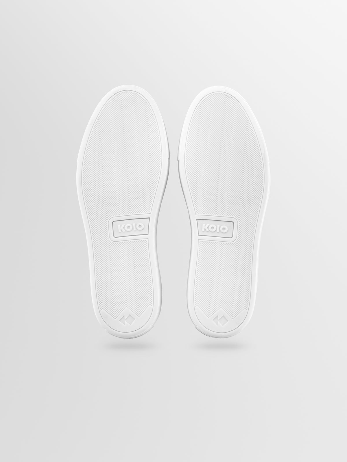 White rubber soles on men
