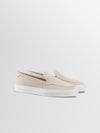 Lido Suede Loafer in Ivory