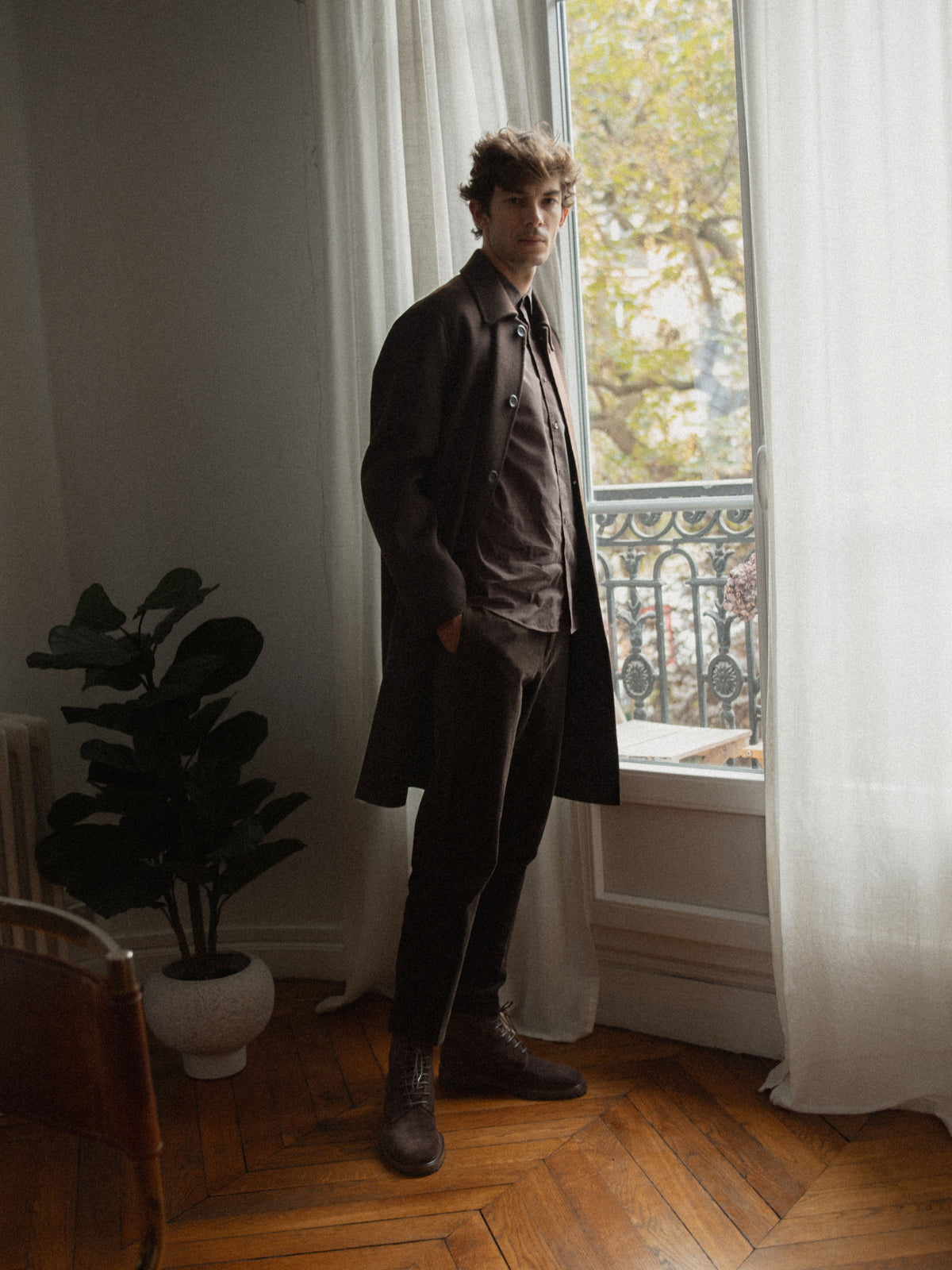 Bergamo Suede Boot in Root