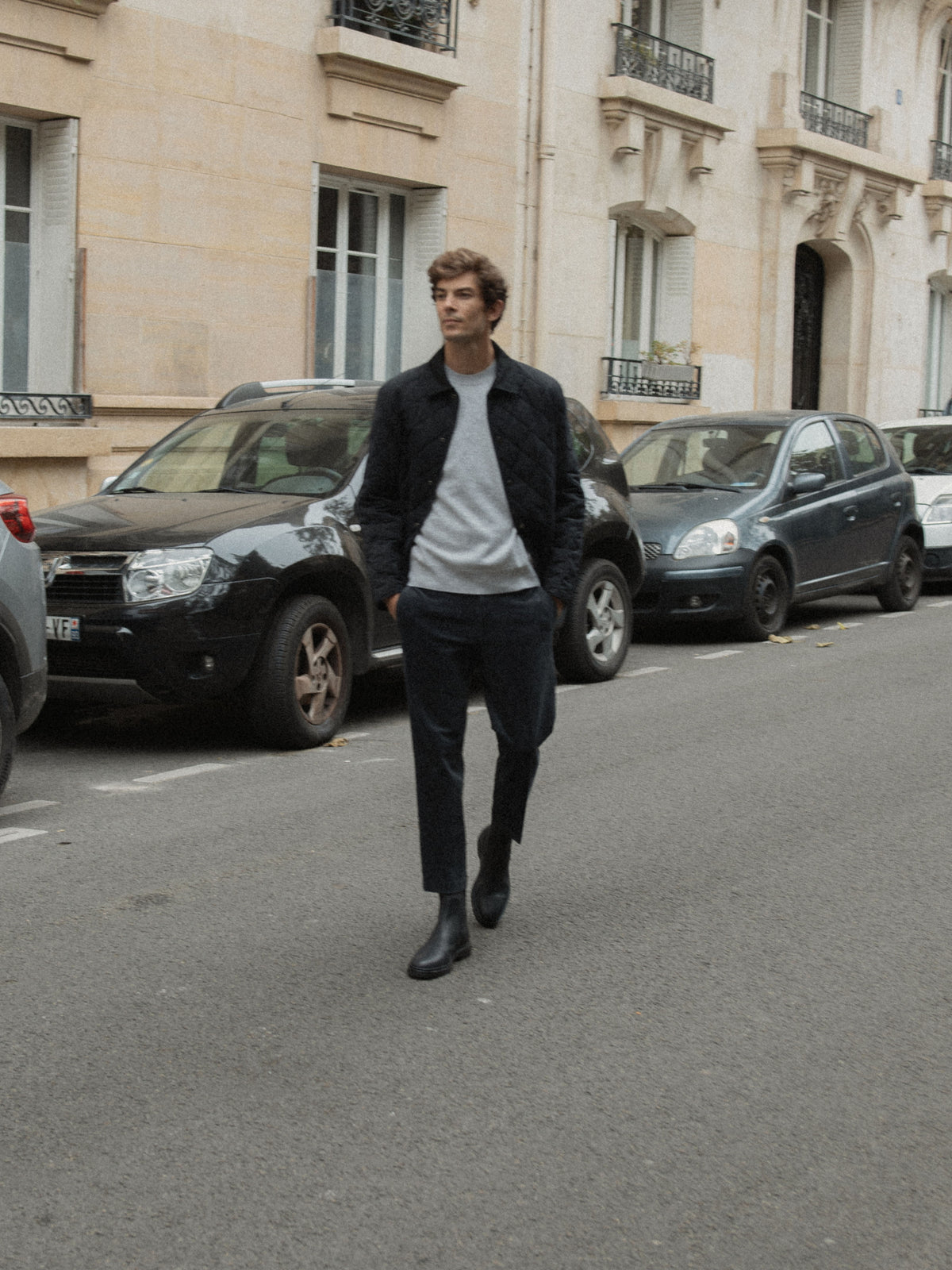 Fermo Leather Boot in Nero