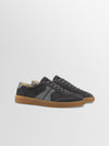 Monza Leather & Suede Sneaker in Ash Gray