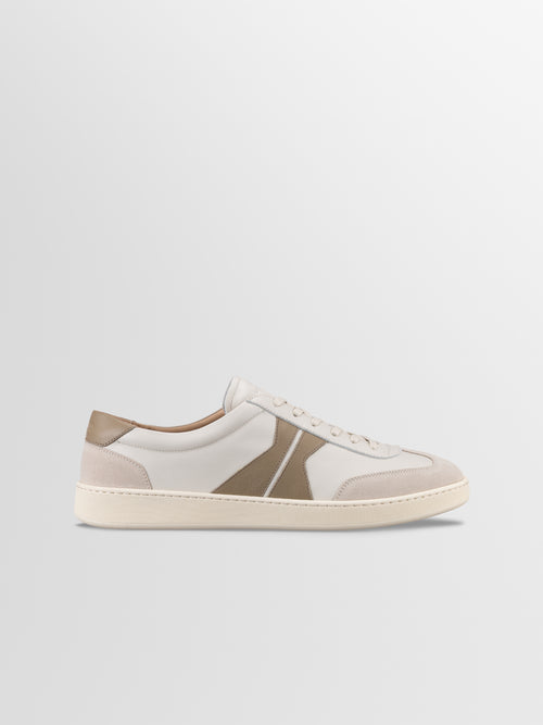 Monza Leather Sneaker in Latte
