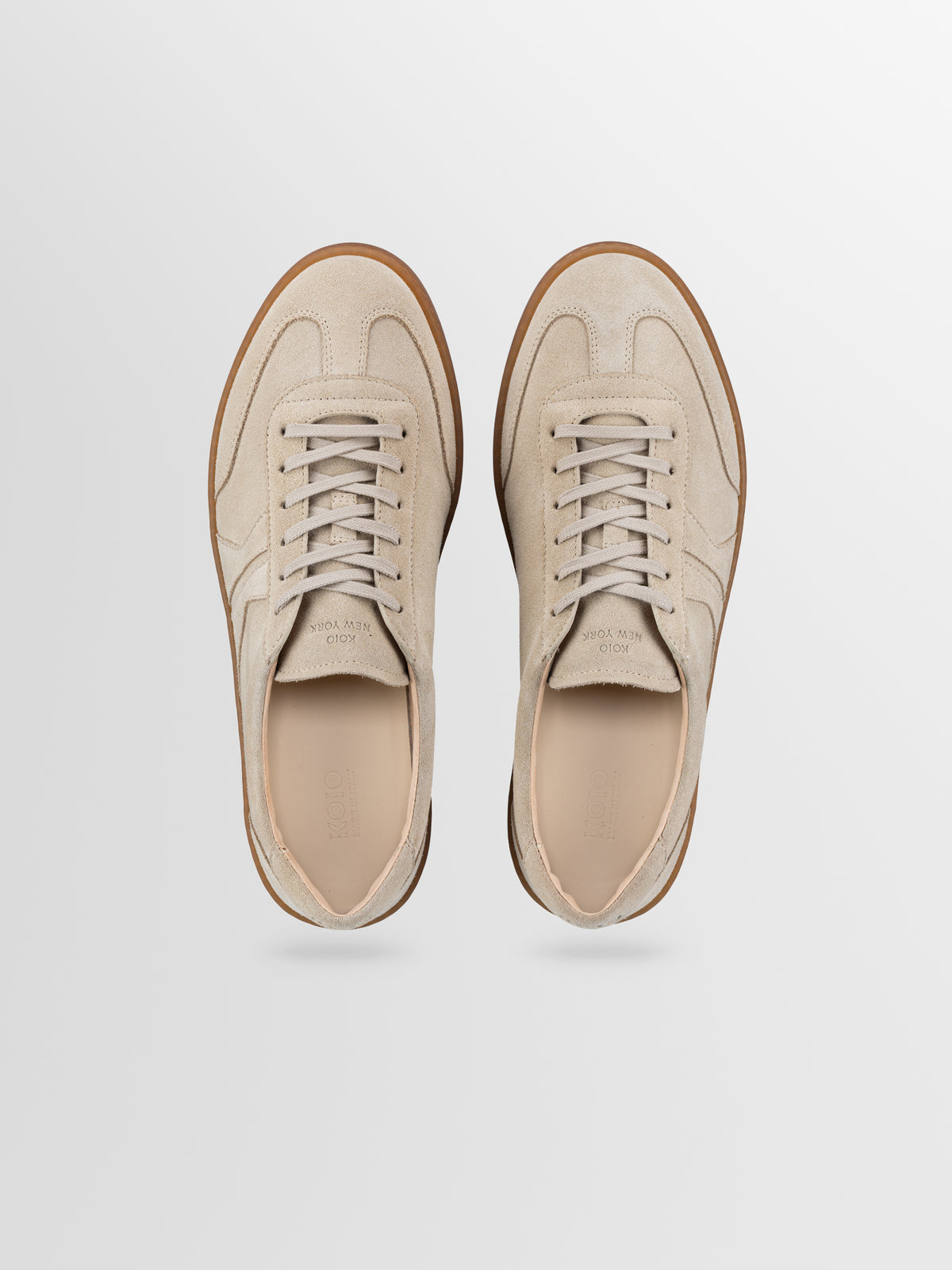 Monza Suede Sneaker in Papyrus