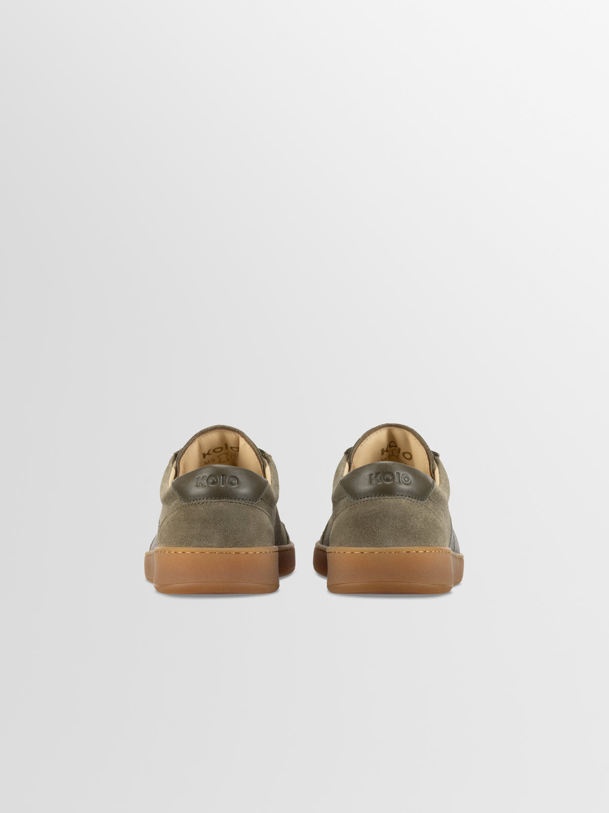 Monza Leather & Suede Sneaker in Truffle