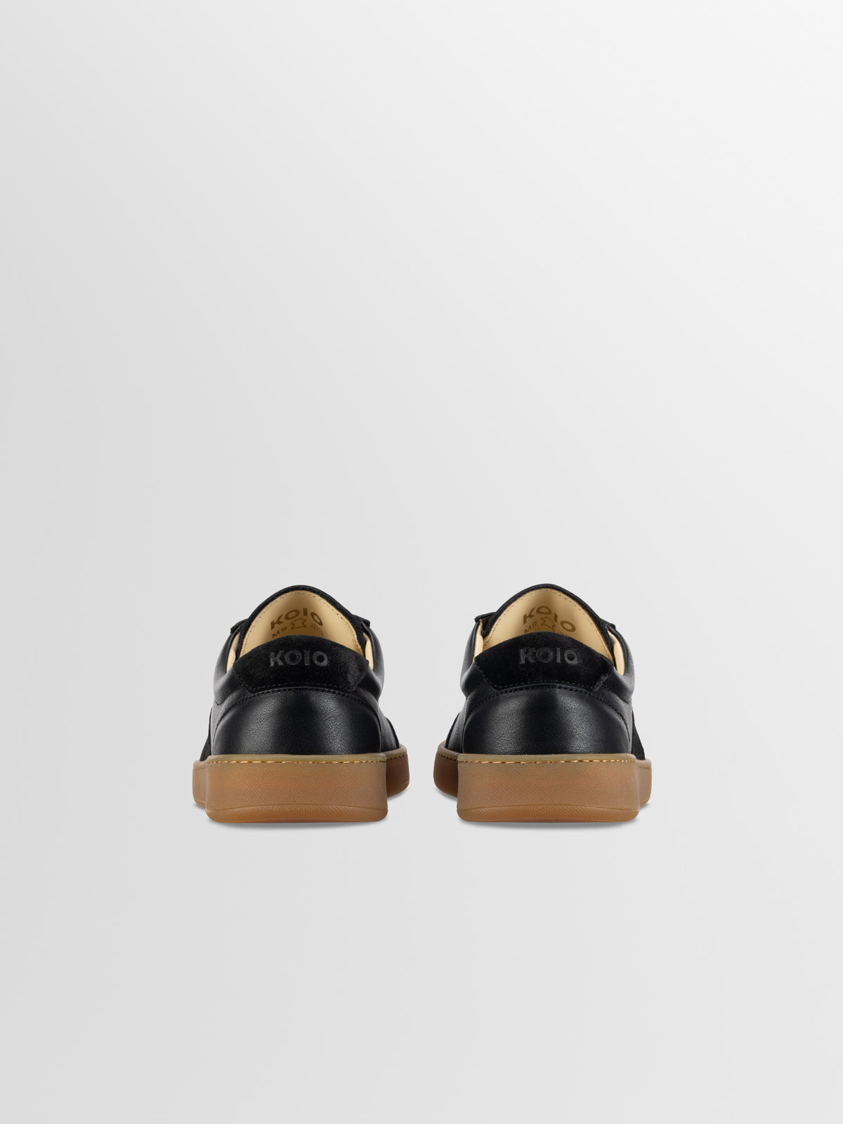 Monza Leather & Suede Sneaker in Nero
