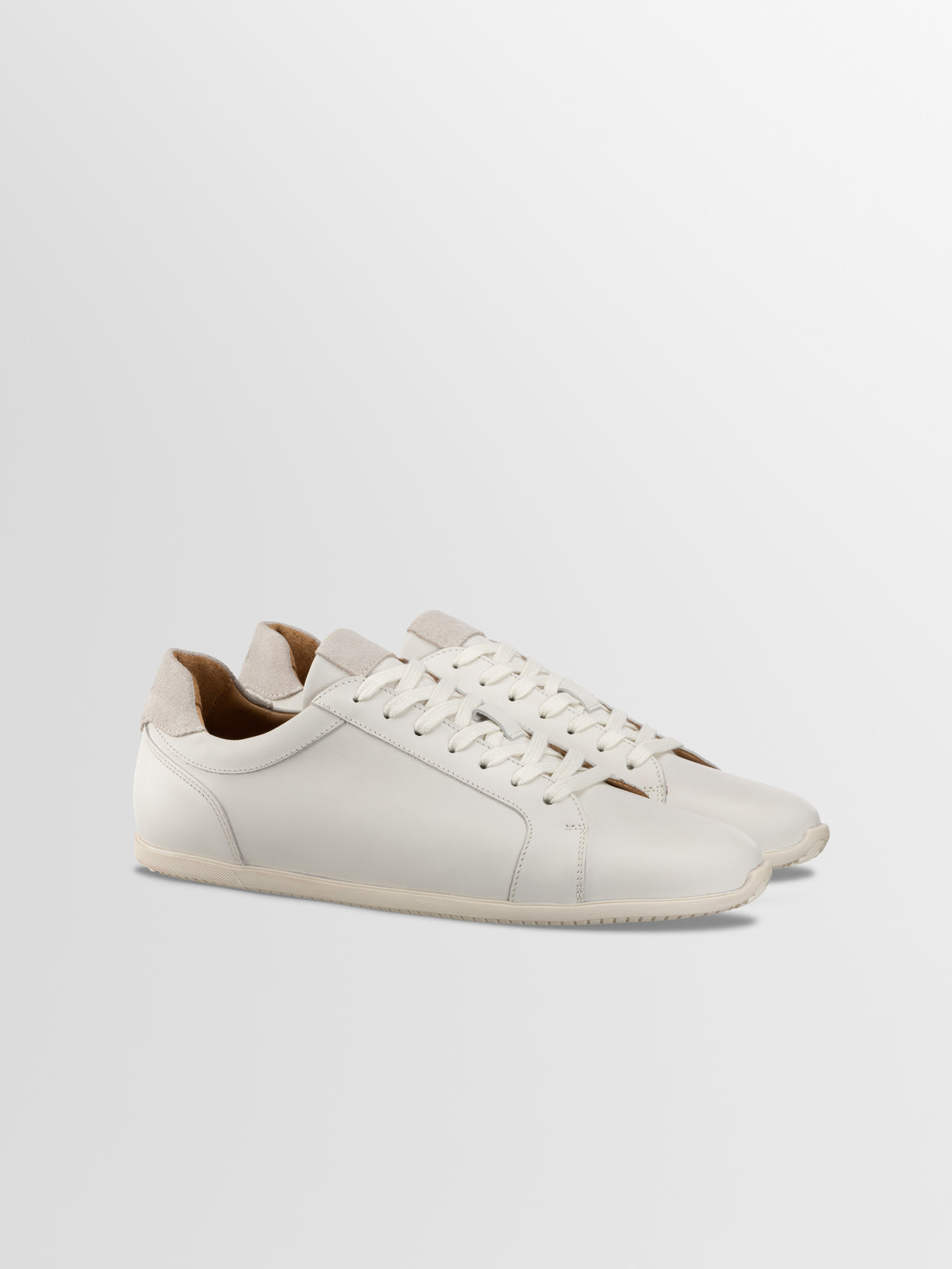Parma Leather Sneaker in Bone