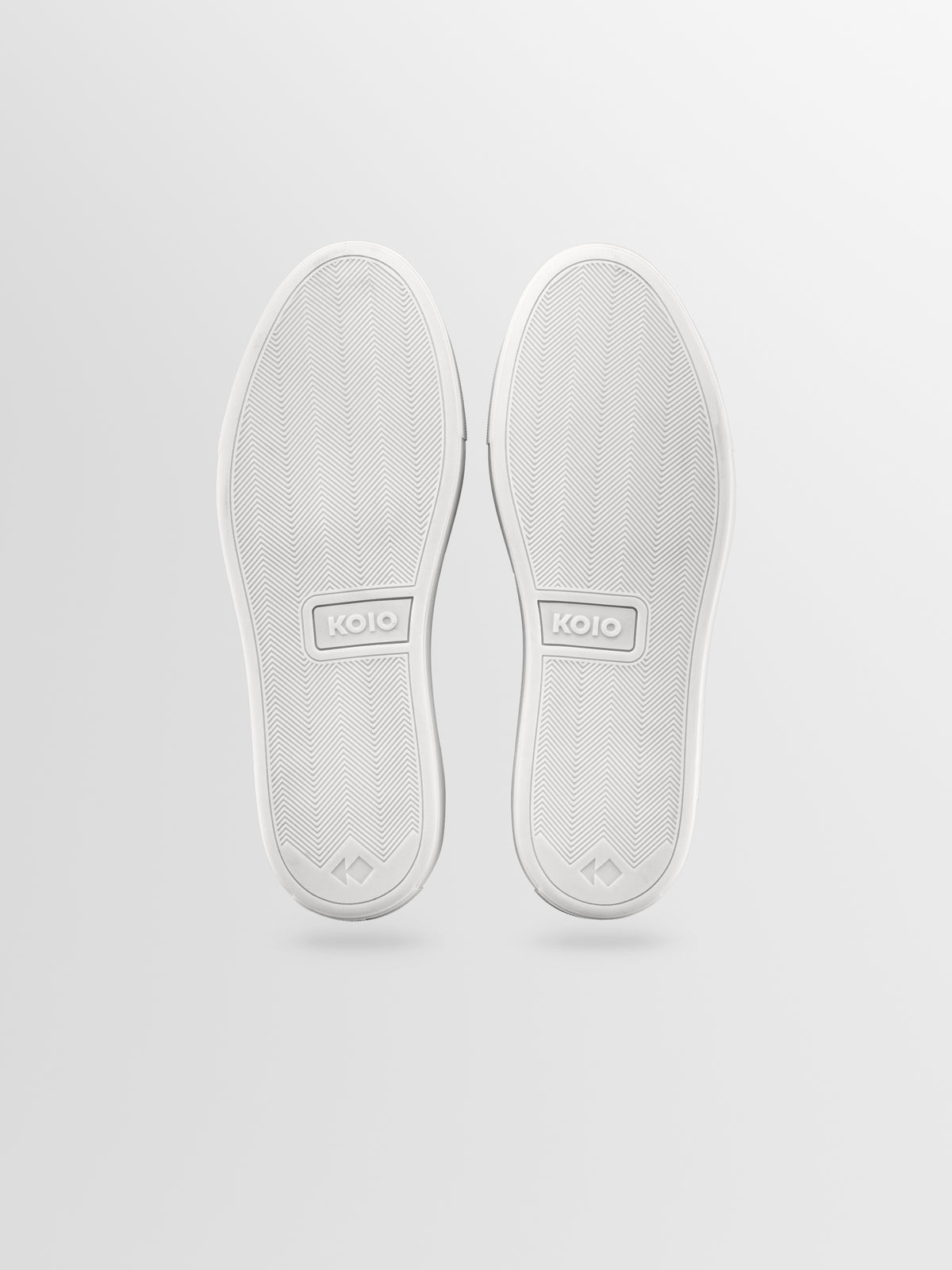 Bottom of white rubber soles on men
