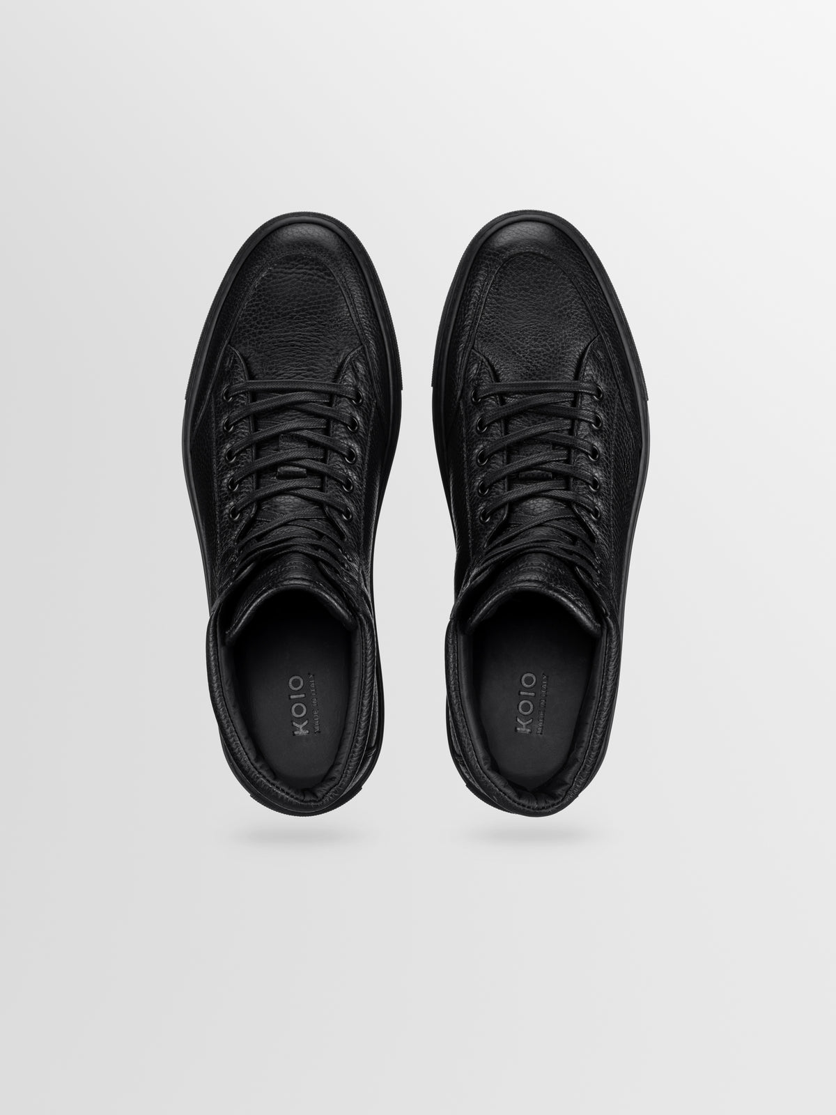 Primo Leather Sneaker in Nero