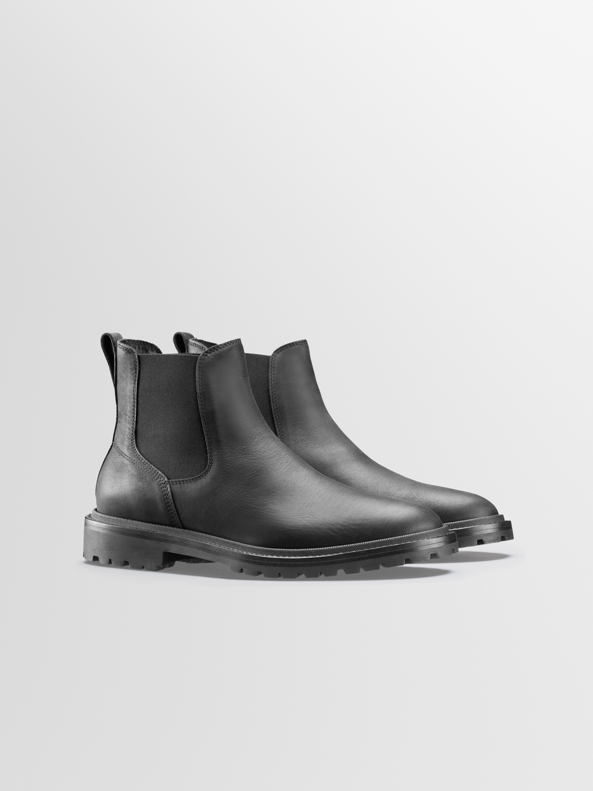 Fermo Leather Boot in Nero
